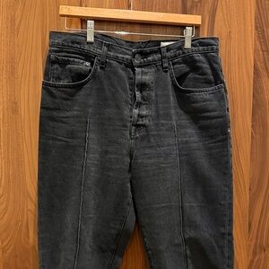 imogene + willie Washed Black Straight Leg Jeans